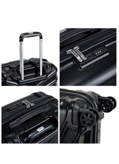 Hard Case Travel Bag Trolley Luggage Set of 3 TPO Lightweight Suitcase 4 Quiet Double Spinner Wheels with TSA Lock KK30 Black - pzsku/ZFB2FCFF6DD7AC5D1AB73Z/45/_/1692683617/de5eaa27-4f93-40a2-8273-7125245c4854