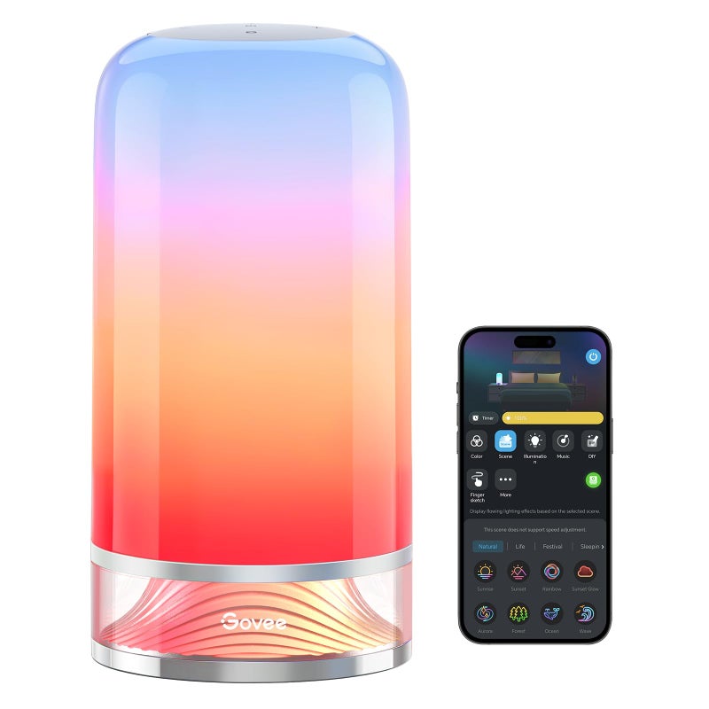 Govee Bedside Touch Table Lamp RGBICWW, Matter Alexa Compatible LED Light - Image 1