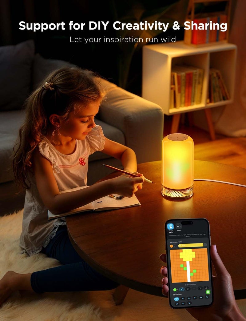 Govee Bedside Touch Table Lamp RGBICWW, Matter Alexa Compatible LED Light - Image 3