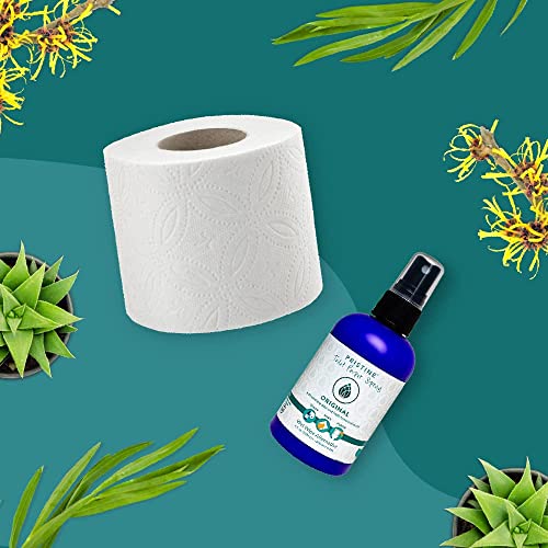 PRISTINE Toilet Paper Spray - As Seen on Shark Tank, More Natural Personal Cleansing Wipes & Flushable Wet Wipes Alternative, Spray Toilet Paper to Create Flushable Wipe, Original, 4 fl oz - Image 5