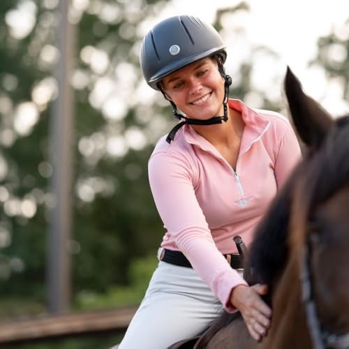 TuffRider Starter Basic Horse Riding Helmet | Comfortable Protective Equestrian Head Gear - SEI Certified -White - L - Image 5