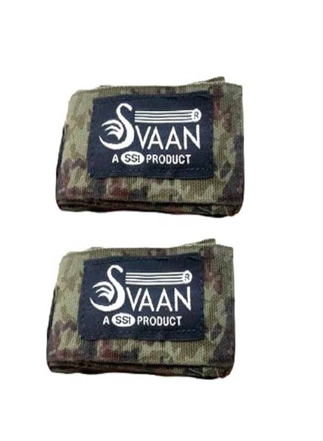 لفافات معصم قطنية مرنة بنقشة مموهة من سفان، مناسبة للرجال والنساء والأطفال، بطول 180 بوصة، مثالية لتدريبات فنون القتال المختلطة، والكيك بوكسينغ، والملاكمة التايلاندية، والتدريب على الملاكمة، والمبارزة. متينة، تسمح بمرور الهواء، سريعة الجفاف، ومبطنة. - Image 4