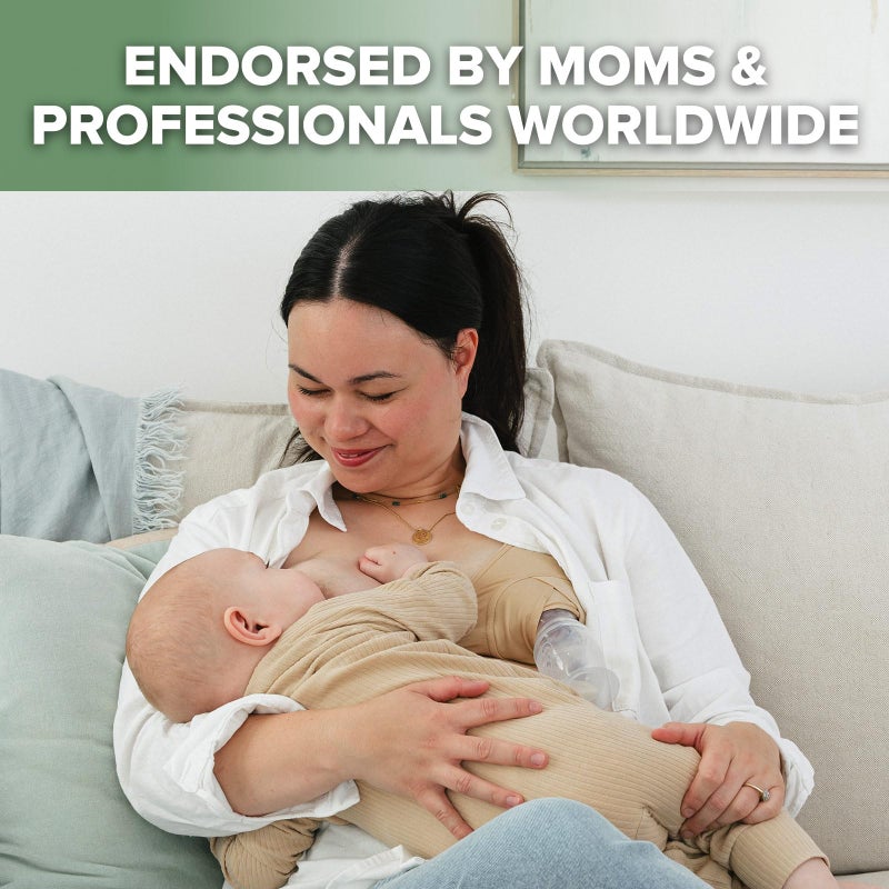 Haakaa Manual Breast Pump with Base 4 Fl Oz/100ml+Lid - Image 2