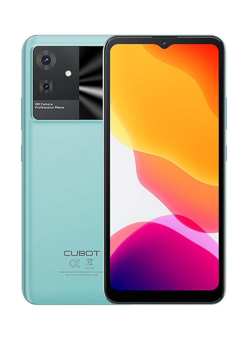 Cubot Note 21 Unlocked Cell Phone, Android 13 Smart Phone, 12GB RAM (6GB+6GB Extended), 128GB ROM, 5200mAh Battery 6.56" HD+ Display, 50MP Rear Camera, Dual SIM-Green  - Image 1