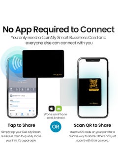 CUIR ALLY NFC Business Card- Tap and Share your readymade Contact Card to any mobile instantly  - Image 2