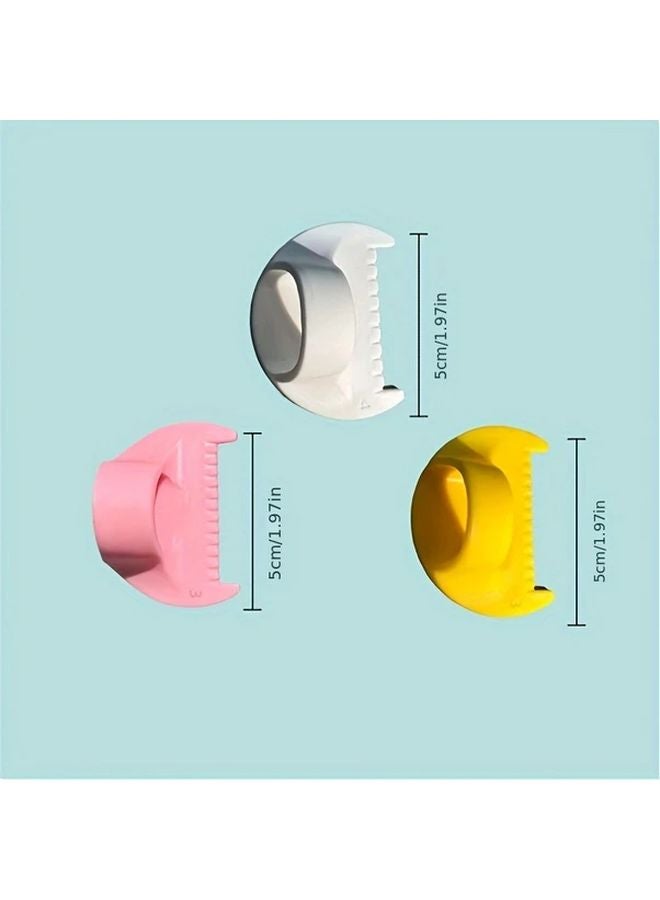 Manual Sewing Machine Tool Set White 4mm Yellow 3mm Stitch Width Durable Portable for Beginners DIY Fabric Crafting - Image 3