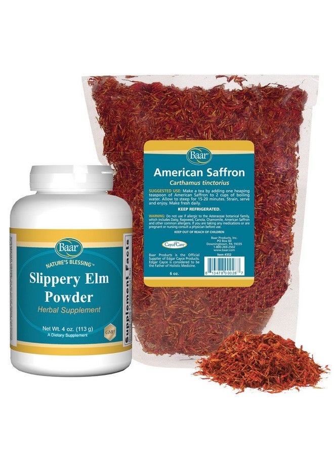 baar American Saffron Tea and Slippery Elm Bark Powder Kit - Image 1