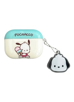 Kulomi Suitable For Apple Airpods4 Protective Case Pro2 Big Ear Dog Second Generation 3rd Generation Wireless Bluetooth Earphone Case-Color:【pacha Dog】+pendant-Applicable Models:Airpods Pro/pro2 Universal