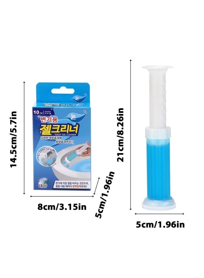 Floral scented toilet gel cleaner, 120ml. A descaler and odor remover for a clean bathroom. Long-lasting freshness. Easy to use. 12 flower gels per bottle. The smell of roses - Image 2