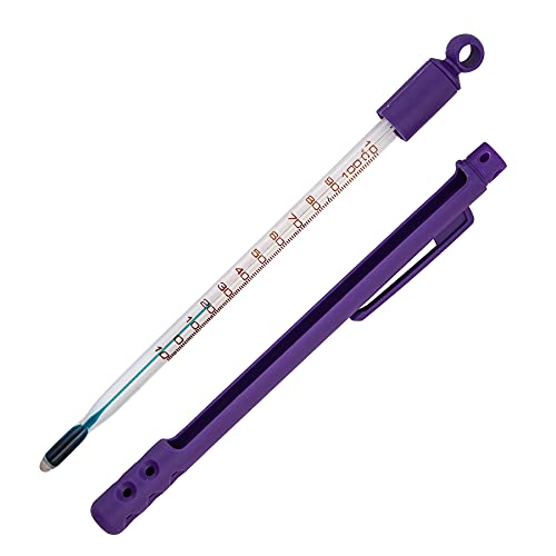 SP Scienceware SP Bel-Art, H-B DURAC Plus Pocket Lab Thermometer Liquid-In-Glass Thermometer for Laboratories, Universities, Food and Beverage Processing, -10 to 110C, Closed Plastic Case (B60570-0100) - Image 2