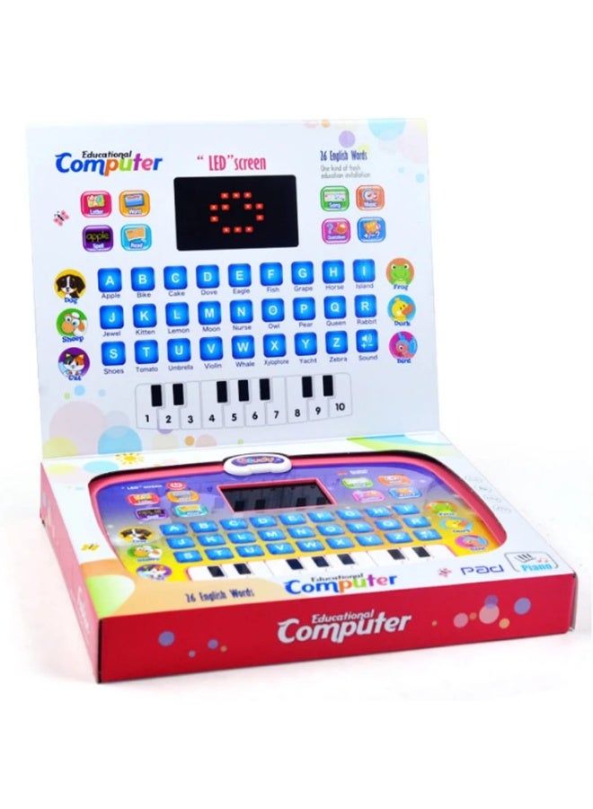 COMPUTER Viziors Kids Learning Laptop - English Learning with LED Screen for 1-4 Years Old - Image 1