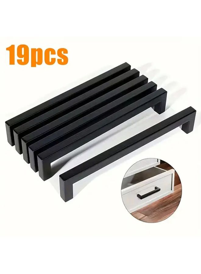 19 Hole Heavy Duty Aluminum Alloy Cabinet Handles Modern European Style Door Knobs for Bedroom Kitchen Living Room Easy Install - Image 1