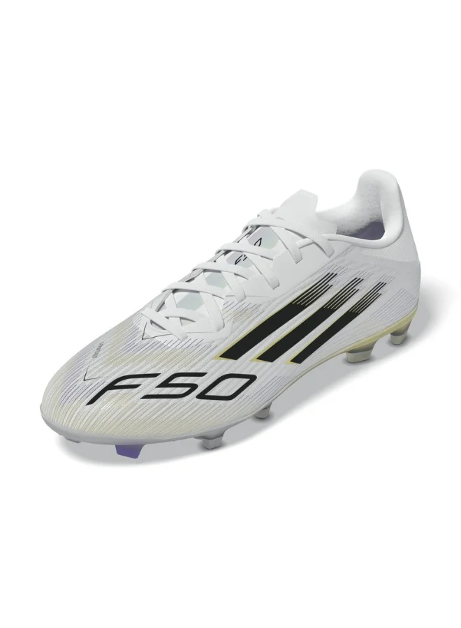 Adidas Adidas F50 League Fg/Mg U White Football/Soccer Shoes For Unisex