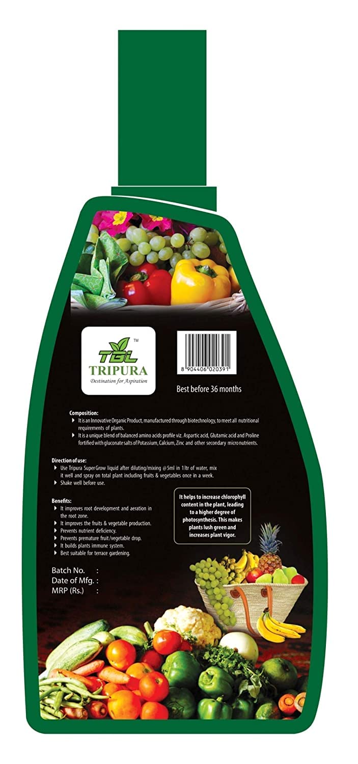 TBL TRIPURA DESTINATION FOR ASPIRATION TBL Tripura Destination for Aspiration Organic Leaf Glow 250 ml and Super Grow 500 ml - Image 3