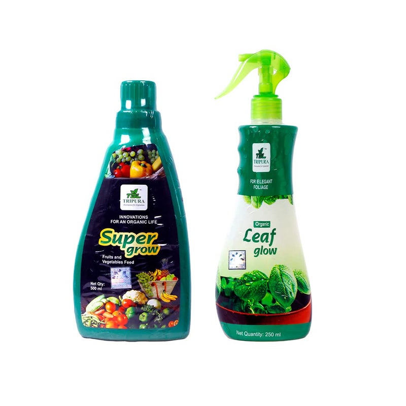 TBL TRIPURA DESTINATION FOR ASPIRATION TBL Tripura Destination for Aspiration Organic Leaf Glow 250 ml and Super Grow 500 ml - Image 1