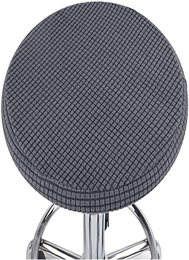 Non-Slip Round Bar Stool Seat Cover Chair Seat Cushion, Stretchable and Breathable, Fits 30-38cm Universal Club Salon Stools, Chair Slipcover for Chair Cover Protection - Image 5