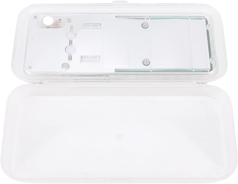 Scientific Calculator Pencil Box/Cover Dust Proof Dual Display Multi Functional Pen Box/Cover for Students White - Image 5