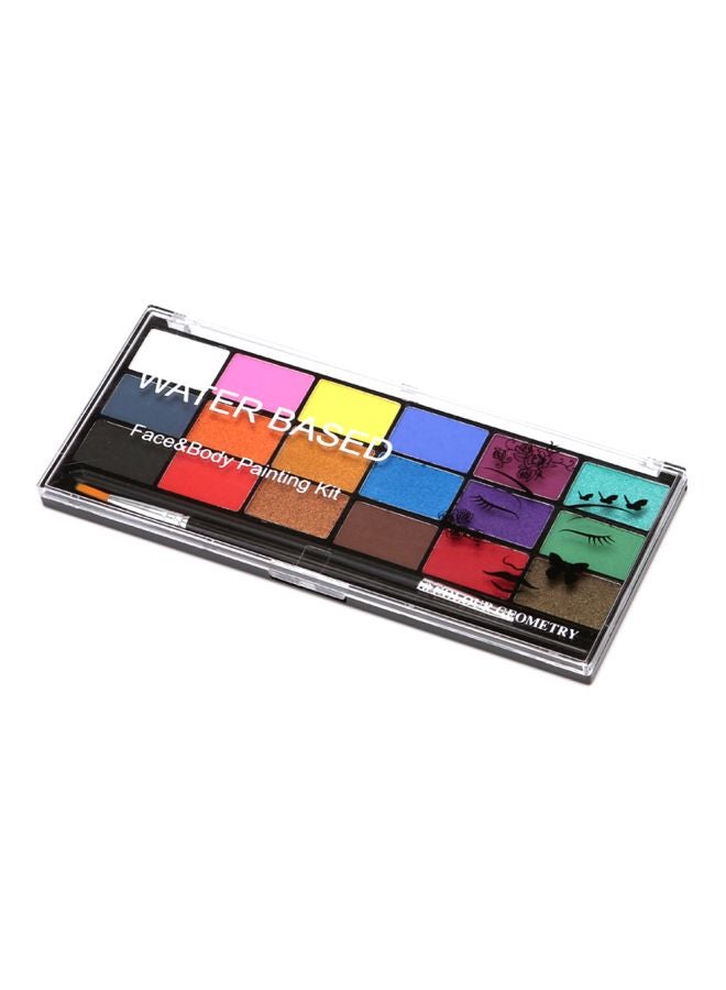 Water Based Face And Body Painting Kit Multicolour - Image 2