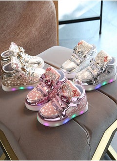 Al Aoyama Al Aoyama LED Light Up Shoes Kids High top Sneakers Flashing Luminous Shoes Dancing Sneakers for Boys Girls Toddles Gift  - Image 3