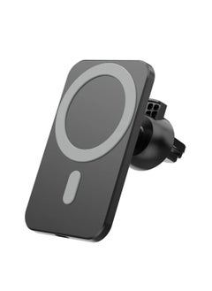 Qi15W Magnetic car Wireless Charger Charging Pad Phone Holder Magnet compatible For iphone14 13 12 magsafe 15W Fast Car Wireless Charger.