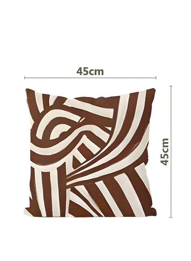 Cushion Covers Set of 4, Throw Pillow Cover, Abstract Modern Decorative Couch Pillow Case 45cm x 45cm, For Living Room Sofa Car Couch Bed Pillowcases 18x18 inches (Double sided pattern) - Image 4