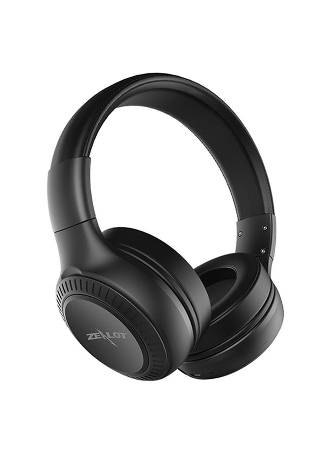 B20 Foldable Bluetooth Headphones With Mic Black - Image 3