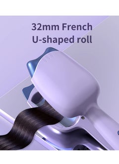 SYOSI Curling Iron 32MM Egg Roll Hair Curler Shiny Waves Hair Styling Tools with Fast Heating LED Display Temperature Control Negative Ions Anti-Scald for Women Hair Care  - Image 3