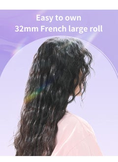 SYOSI Curling Iron 32MM Egg Roll Hair Curler Shiny Waves Hair Styling Tools with Fast Heating LED Display Temperature Control Negative Ions Anti-Scald for Women Hair Care  - Image 5