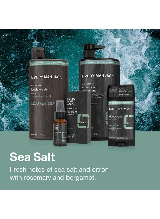 Every Man Jack Beard Butter Subtle Sea Salt Fragrance Rejuvenates Hydrates And Styles Dry Unruly Beards While Relieving Itch Naturally Derived With Shea Butter And Coconut Oil 4Ounce Twin Pack  - Image 4