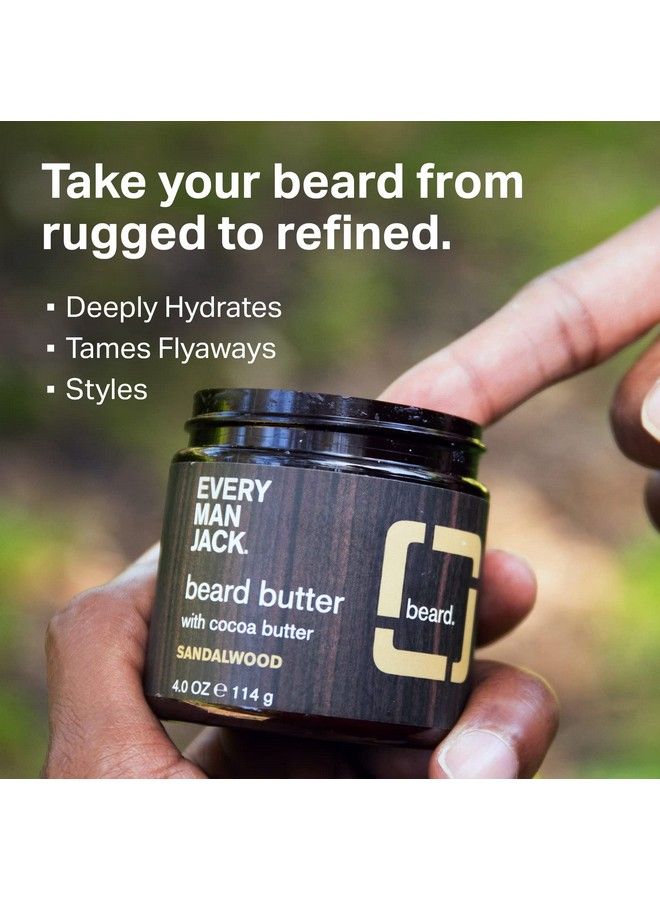 Every Man Jack Beard Butter Subtle Sea Salt Fragrance Rejuvenates Hydrates And Styles Dry Unruly Beards While Relieving Itch Naturally Derived With Shea Butter And Coconut Oil 4Ounce Twin Pack  - Image 3