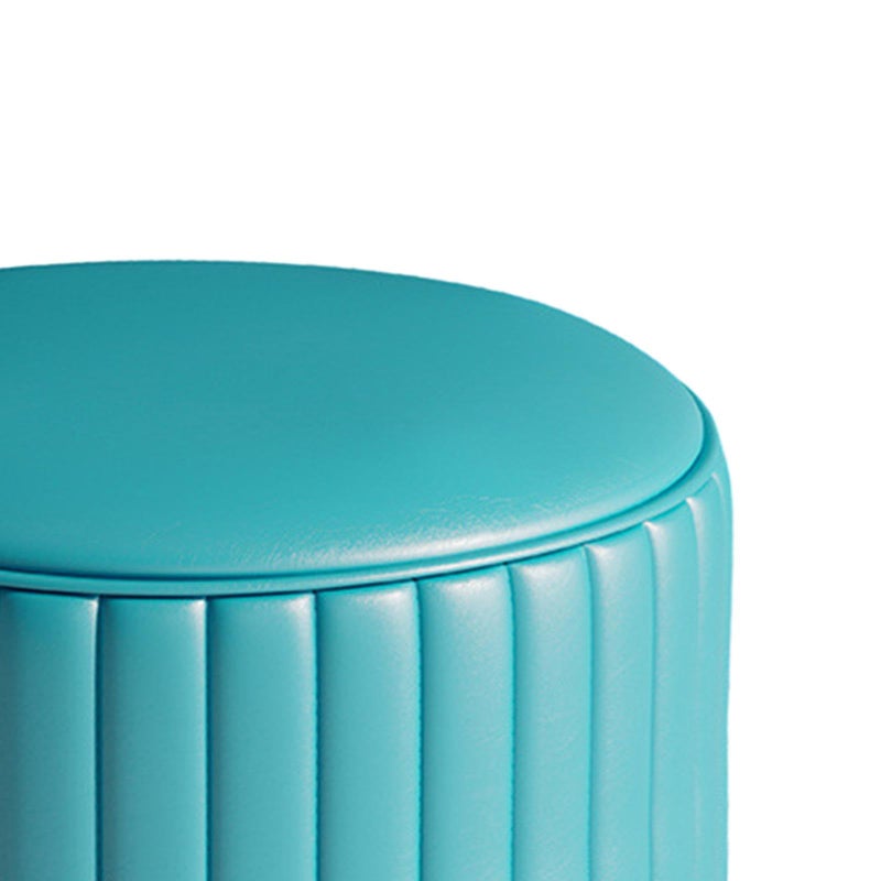 Multifunctional Peacock Blue Footrest Stool for Sofa Bedside and Childrens Room - Image 5