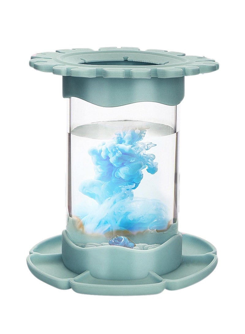 SYOSI All-in-One Acrylic Painting Brush Cleaner for Acrylic Paints, Acrylic Paint Brush Cleaner Kit with Palette and Brush Holder Comprehensive Brush Cleaner for Kids' Classrooms, Art Studios - Image 5