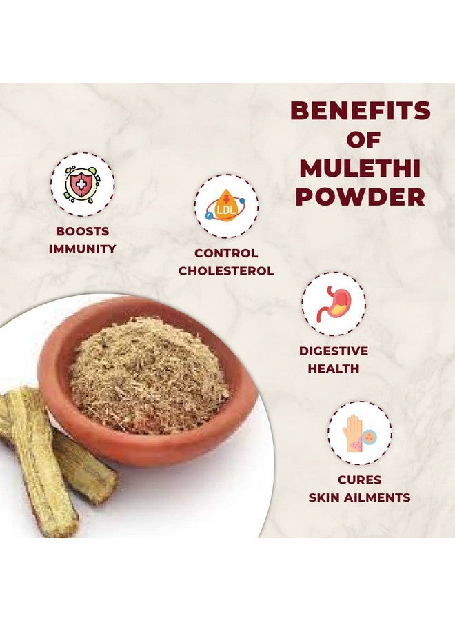 Vedcare Mulethi Powder/Licorice Root Powder (100% Pure & Natural), 200gm - Image 5