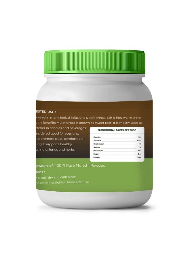 Vedcare Mulethi Powder/Licorice Root Powder (100% Pure & Natural), 200gm - Image 4