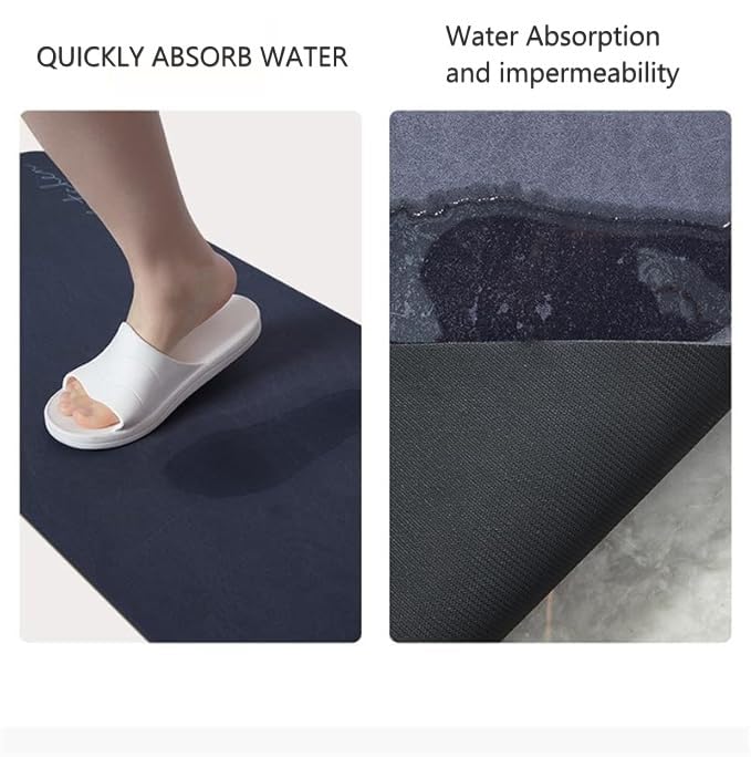 Yagzon Anti Fatigue Kitchen Rug Sets 2 Piece Non Slip Mats for Floor Cushioned Rugs & Mats Waterproof Comfort Standing Mat Runner for Kitchen,Home Office,Sink,Laundry - Image 2