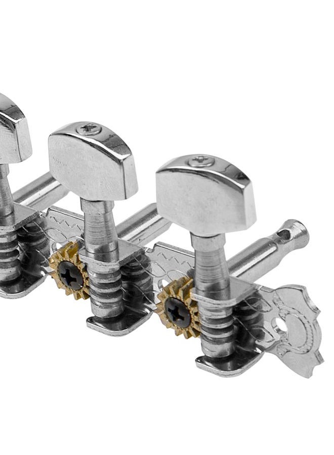 Yootones 12 String Guitar Metal Tuning Pegs Machine Heads Tuning Keys 6R6L Tuners 1:14 Compatible with 12 String Acoustic Guitars Chrome Plated - Image 5