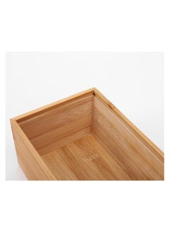 KITCHENOO Bamboo Tissue Box 23 x 9 x 10 cm with Removable Bottom Natural Wooden Tissue Holder for Standard Tissue Paper and Wipes Boxes, Rectangular Tissue Dispenser, Natural  - Image 5