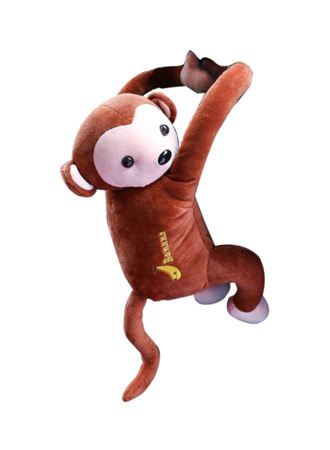 Plush Monkey Hanging Tissue Holder - Image 1