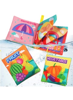 Generic 6 Months Can Bite, Tear, Wash, Not Rot, Early Education, Enlightenment, Picture, Cognition, Three-dimensional Cloth Book, Baby Toys-Color:2959-4# Shape Cloth Book  - Image 4