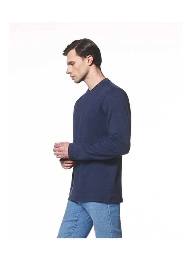 Liwali  Long-sleeve T-Shirt with contrast details. for Men | Best Price UAE