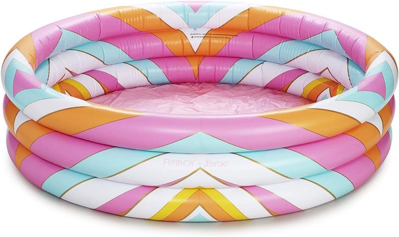 FUNBOY & Malibu Barbie Luxury Inflatable Summer Dream Kiddie Pool, Perfect For A Summer Pool Party Medium - Image 1