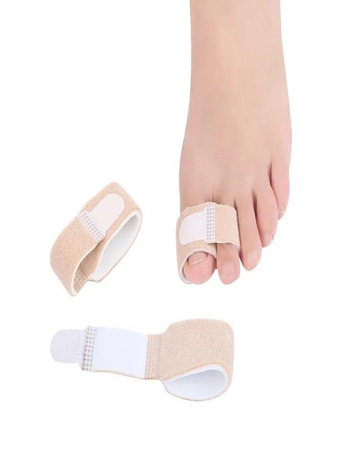 Aegon Hammer Toe Straightener | Toe Separator for Crooked Toes | Broken Toe Wrap Separator | Toe Corrector Cushion Bandage | Hammer Toe Splint Protector | Overlapping Toe Support (2 Pcs) - Image 1