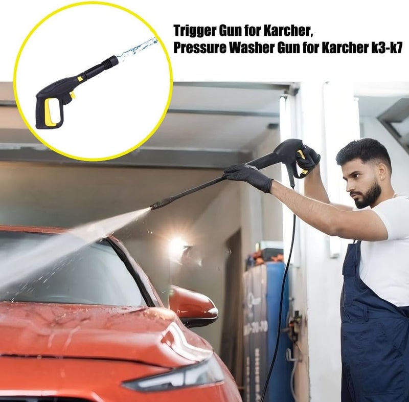 SSEHCWAN مسدس غسيل الضغط لـ Karcher، مسدس غسيل ضغط بديل عالي الضغط لـ Karcher K2 K3 K4 K5 K6 K7 مع نظام التوصيل السريع للخرطوم - Image 5