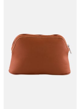 French Connection Women Cosmetic Storage Pouch, Brown  - Image 2
