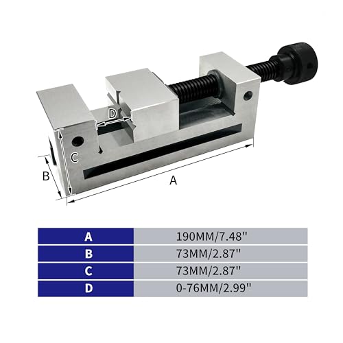 HFS(R) 3 Inch Premium Super Precision Grinding Toolmaker Vise V-Groove, 0.0002"- Hardened Surfaces, Accurate and Versatile - Image 2