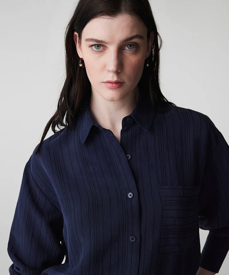 Ipekyol Striped Jacquard Shirt
