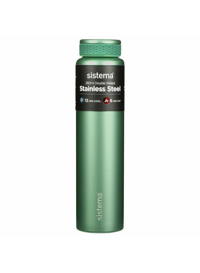 SISTEMA HYDRATION BOTTLE STAINLESS STEEL 280ML - Image 2