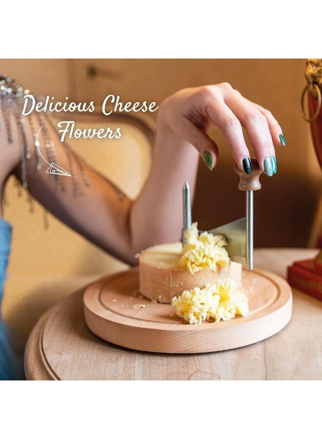 Cheese Curler Stainless Steel - Best for Cheese Wheel or Chocolate - Multifunctional Rust-Proof Shredder - Manual Handheld Flaker (Size : A) - Image 3