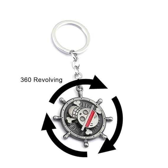 FowWelt Universal Keychain for Men & Women – Heavy Duty Metal, Anime 3D, Quick Release | Car, Bike, Home, Office | Gift-Ready | Multiple Styles - Luffy - Multicolor - Image 5