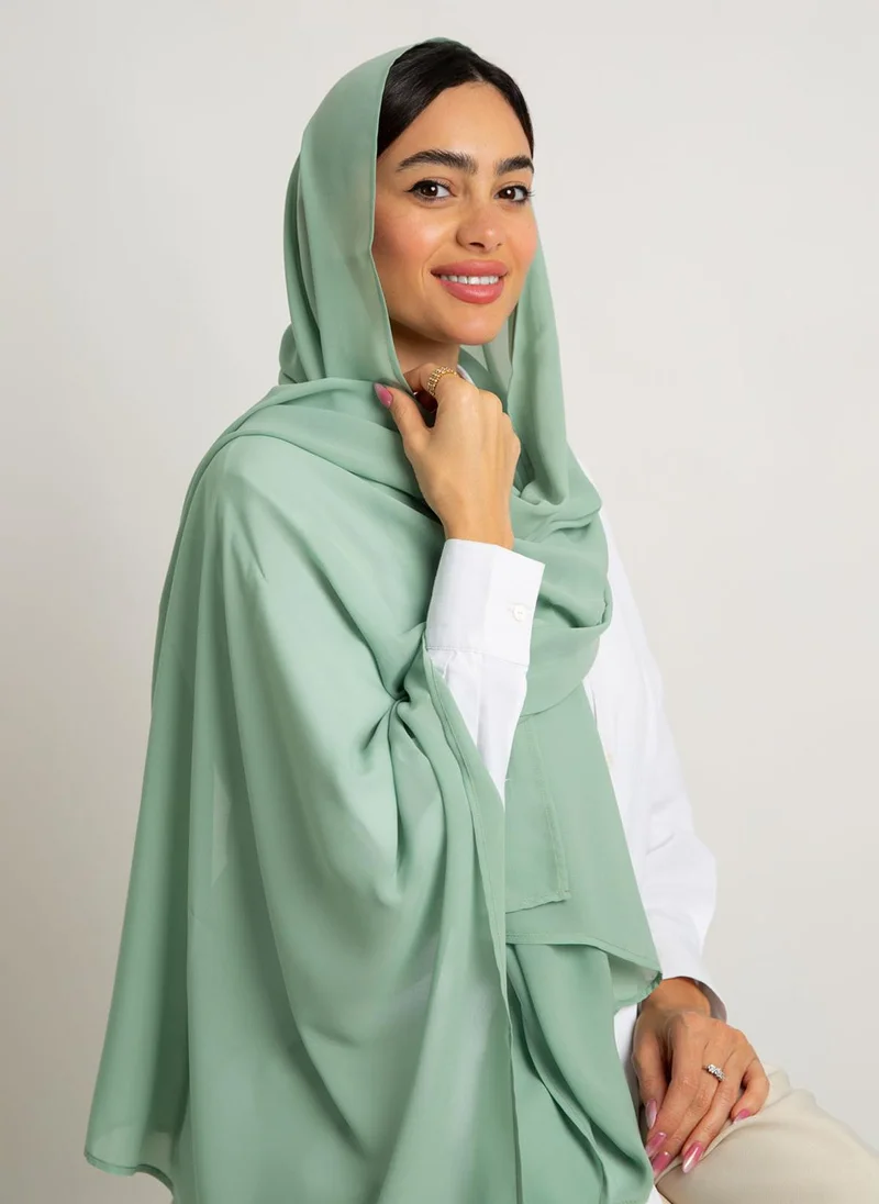 Kaafmeem Apple Green Laser Tarha